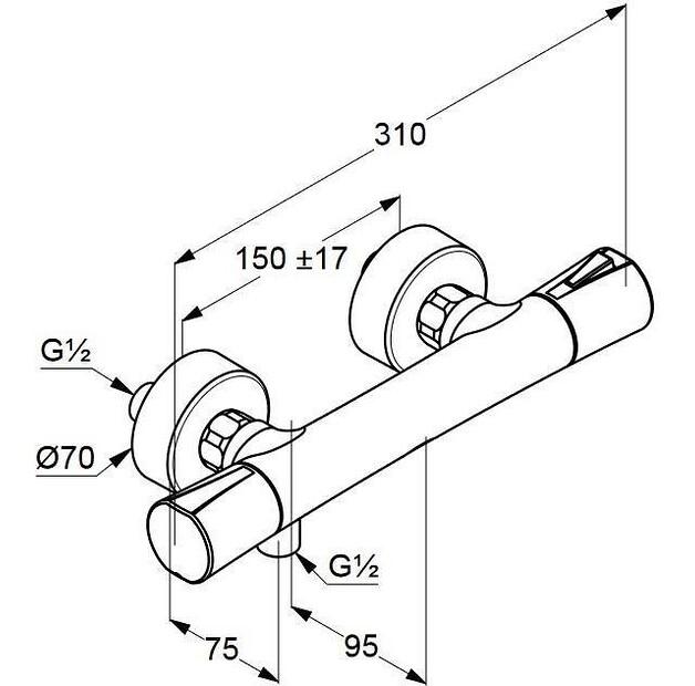 Смеситель Kludi Zenta SL DN15 351003938