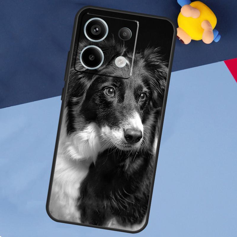 Border Collie Dog Phone Case For Xiaomi Redmi Note 13 11 9 10 12 Pro Plus 9S 10S 11S 12S 9C 10C 12C 13C Cover