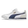 Unisex White Grey Blue Roma OG Nylon Low Top Trainers 362408-15