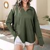 2024 European & American Autumn/Winter Women's Fashion: Trendy Street Style Loose Lapel Zip-Up
