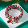 New Bracelet 3 Pairs/Pack Christmas Christmas Tree Old Snowman Beaded Combination Bracelet