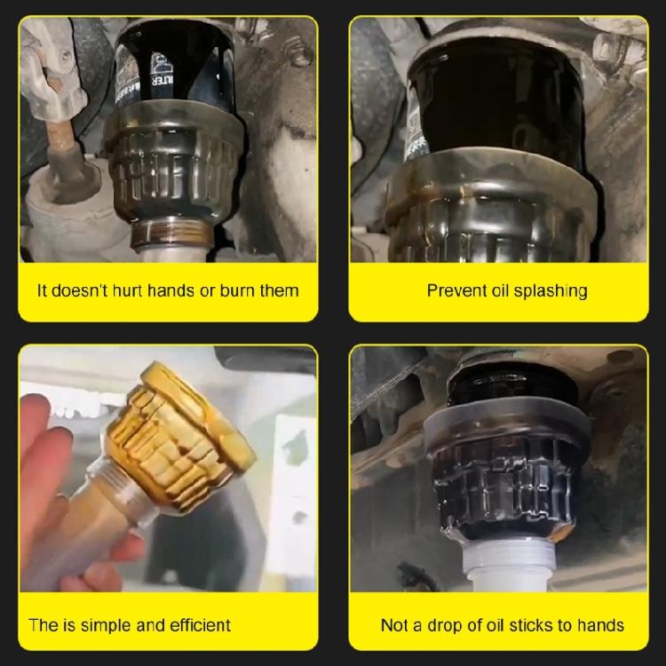 High Temperature Resistant Oil Filter Removal Not Stick Coating and Light Weight Design for Fast Maintenance Work