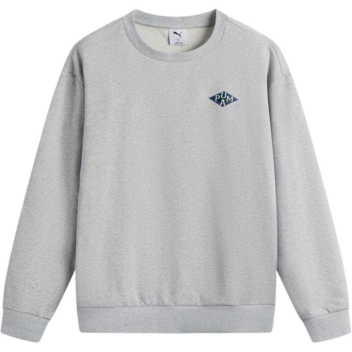 

New PUMA Sweatshirts Unisex Gray 632528-04 XL（185/104A）