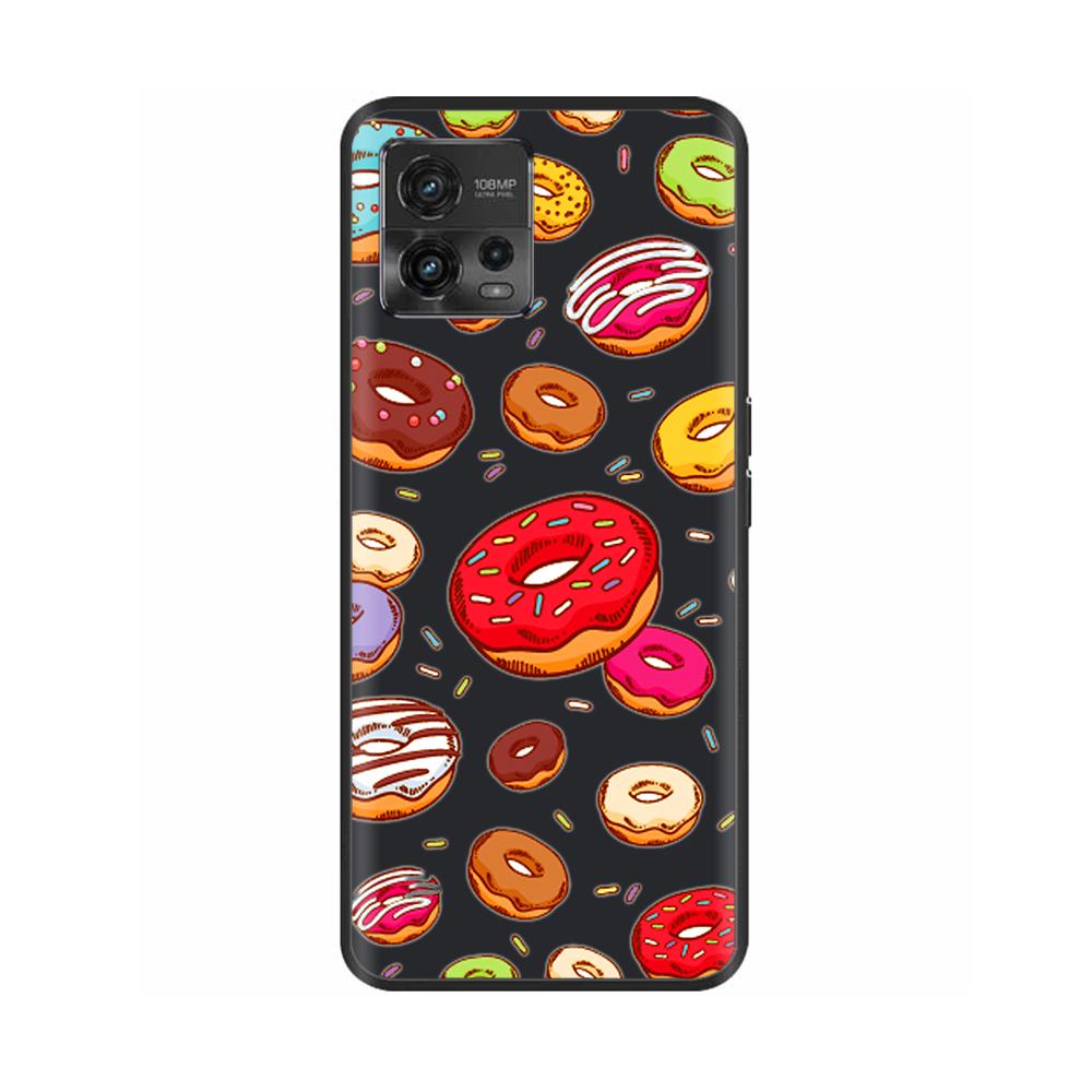 For Motorola Moto G72 Case G 72 Soft Black Painted Silicone Bumper Back Cover For Motorola Moto G72 Case 6.55" Coque Fundas Capa
