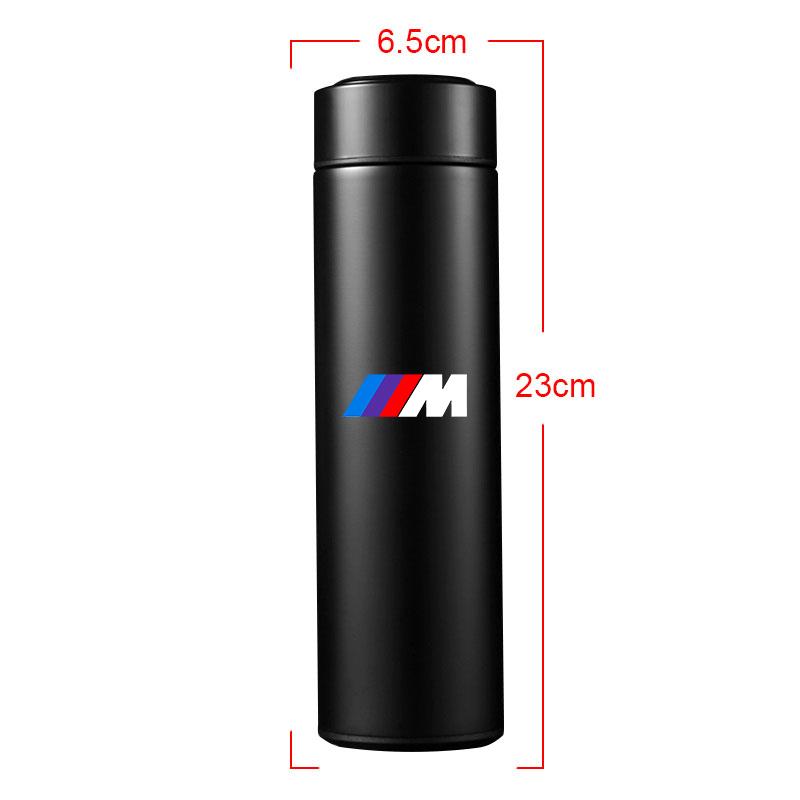 Car Smart Thermos Bottle With Temperature Display Coffee Cup For BMW M E34 E36 E60 E90 E46 E39 E70 F10 F20 F30 X5 X6 X1 M3 M5 M6 E71 F01 F02 F87