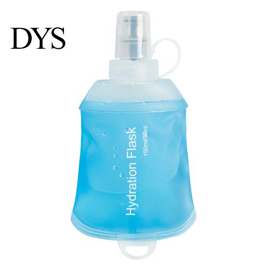 Faltbarer Trinkwasserbehälter TPU Weichflasche Feldflasche Lebensmittelqualität Auslaufsicher Sport BPA Frei Auslaufsicher Faltbar Outdoor Hydration
