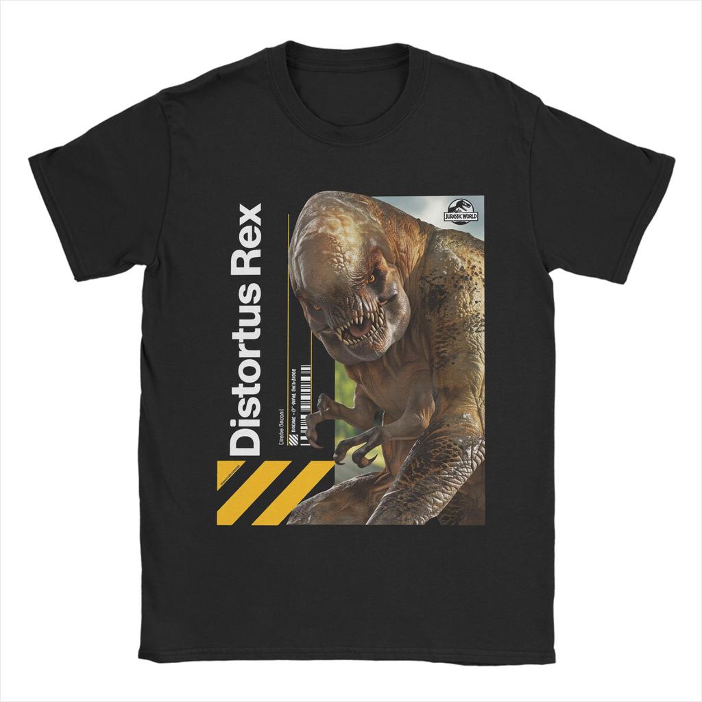 Men T-Shirt Jurassics World Novelty Cotton Tees Short Sleeve  T Shirts Round Neck Clothing Graphic Printed