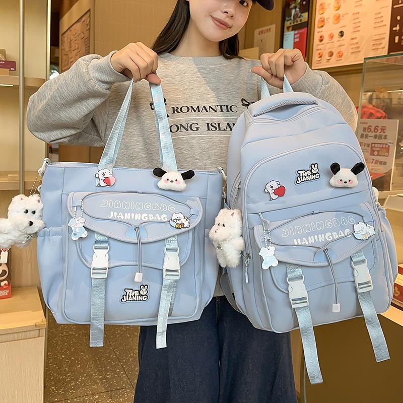 

Schoolbag Children Elementary School Students Junior High School Students College Students High School Letter Backpack