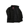 FILA Down Jackets Men's Black Stand Collar Moderate Puffer Jacket FS2DJD4102X-BLK