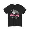 Lustiges Angst-T-Shirt - Humor über psychische Gesundheit - Überdenken, Introvertiert, Stress