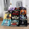 Christmas Nightmare Blanket Durable Comfort Suitable for Bed Couch Office Four Seasons Multipurpose Modern Style Gifts For Family Or Friends