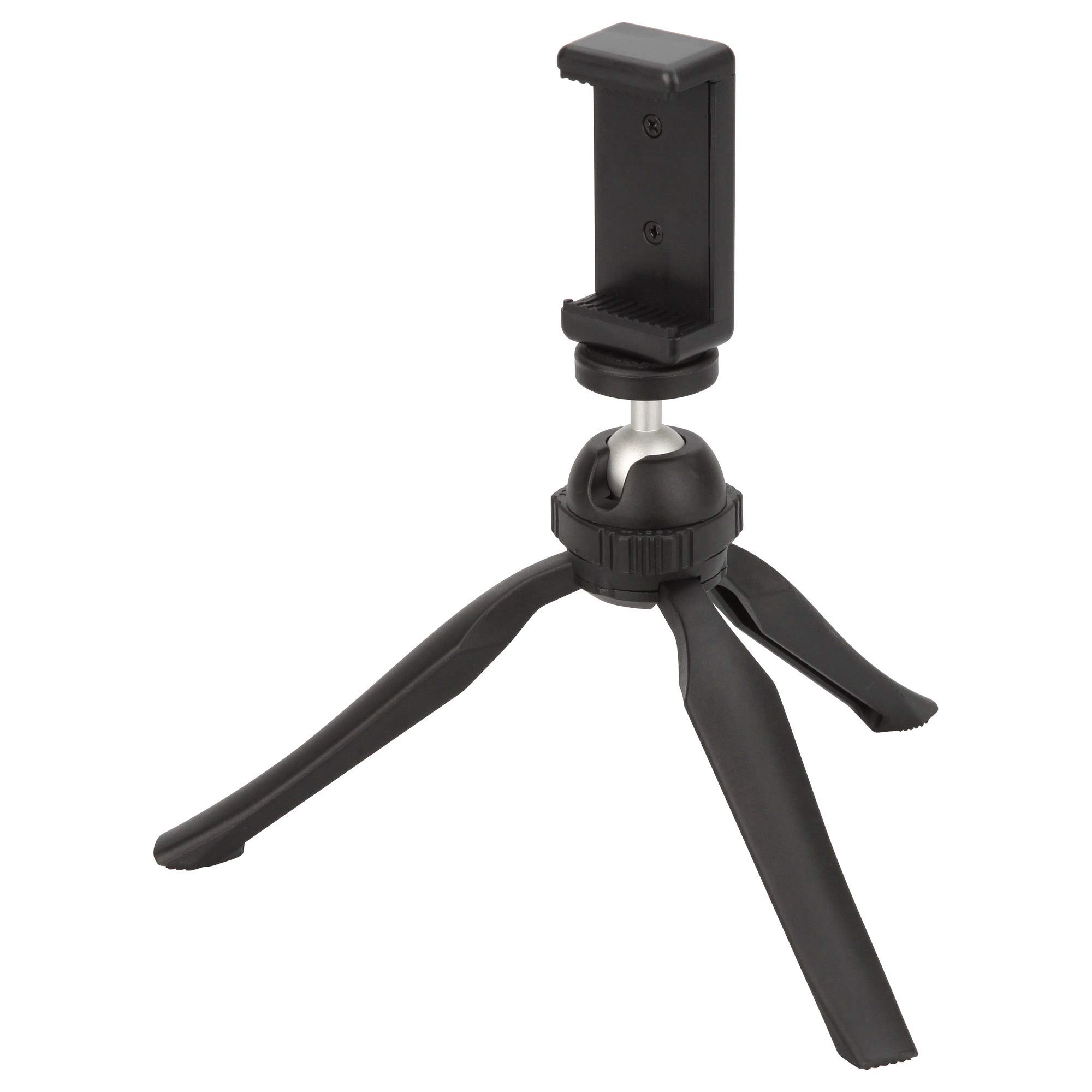 

Hakuba Mini Tripod with Grip and Mobile Holder Set Mini Tripod that can also be used as a with Smartphone Perfect for Selfies and Commemorative e-Pod чёрный