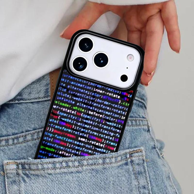 The Code design programmer Phone Case for iPhone 17ProMax 12 13 14 15 16e 17 Pro Max Plus Air Cover