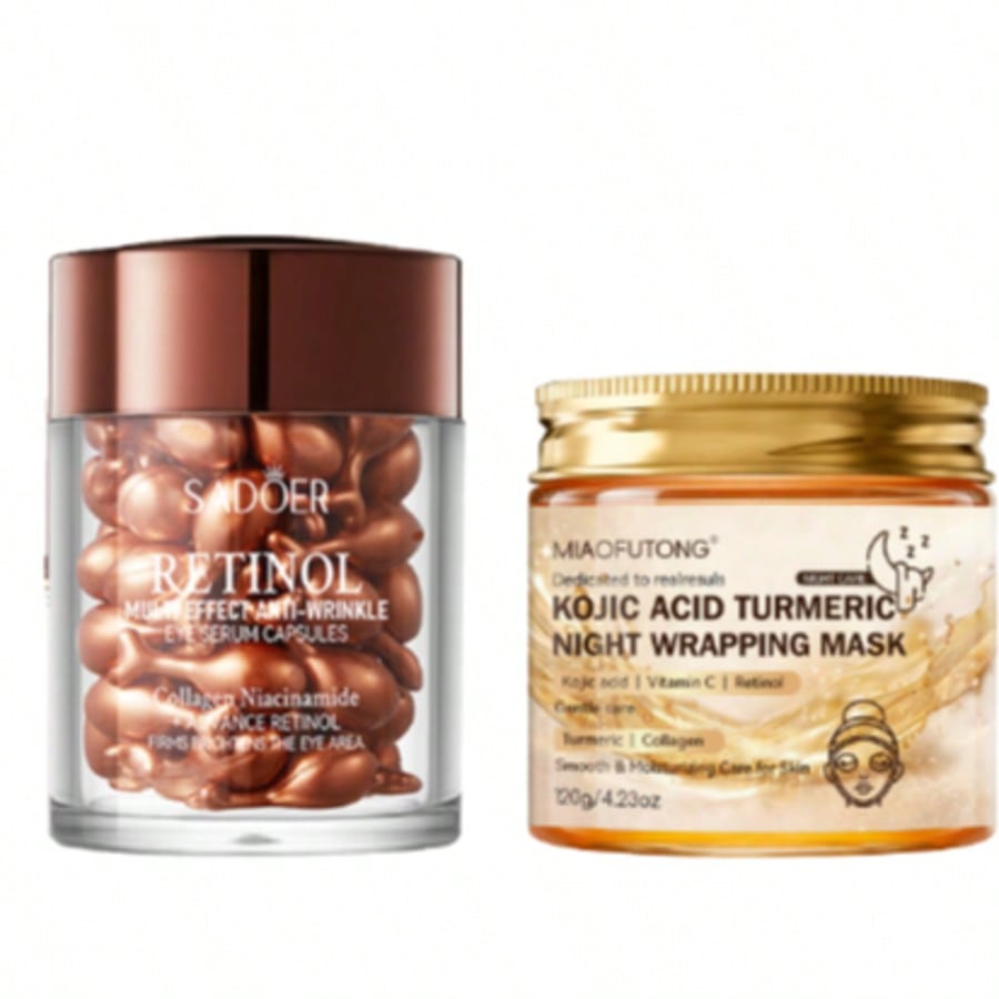 Firming & Repair Skincare Set: 120g Peel Off Facial Mask + 1 Firming Face Cream