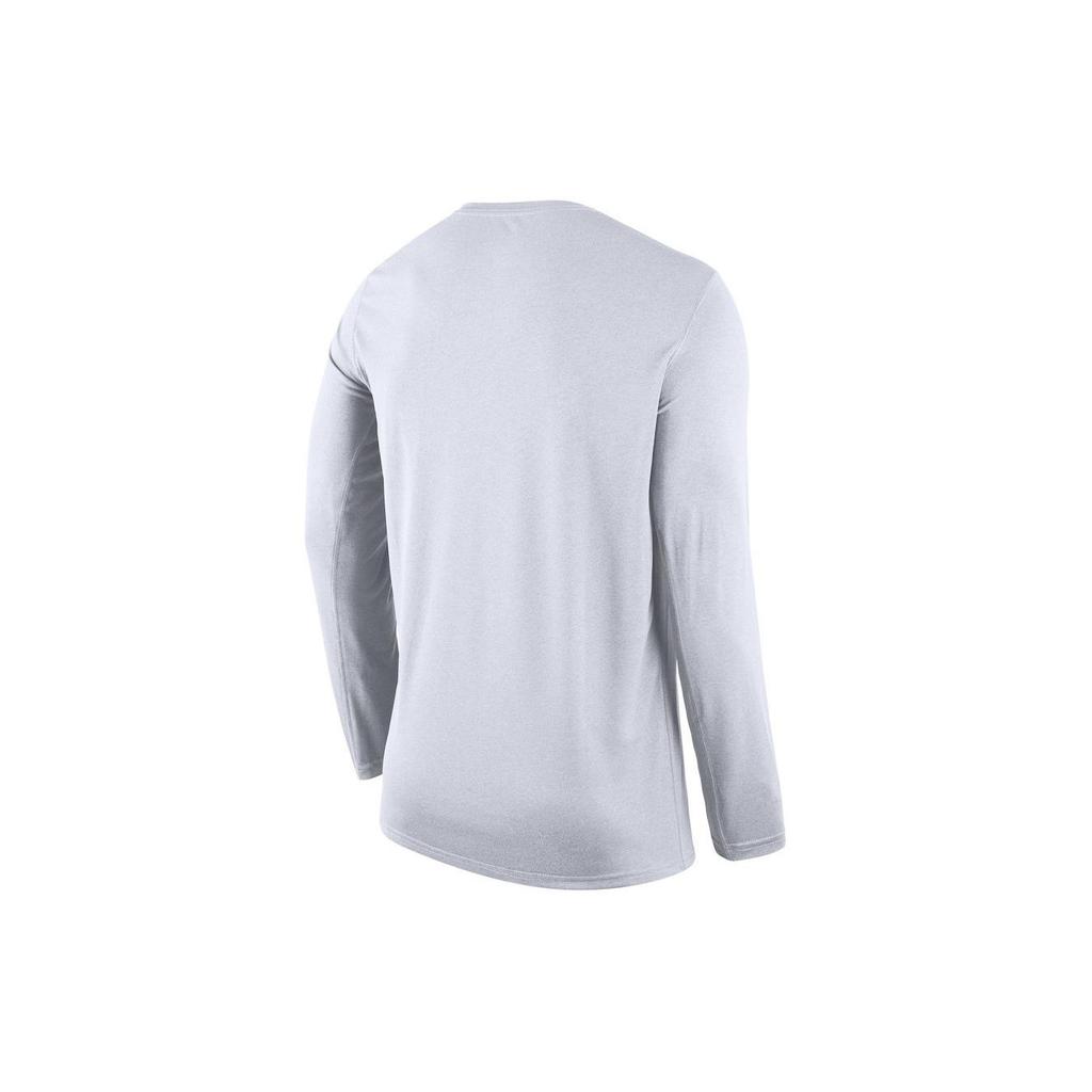 Nike Sacramento Kings 2022/23 Legend Logo Print Crew Neck Long Sleeve T-Shirt Men Tops White DR6539-100