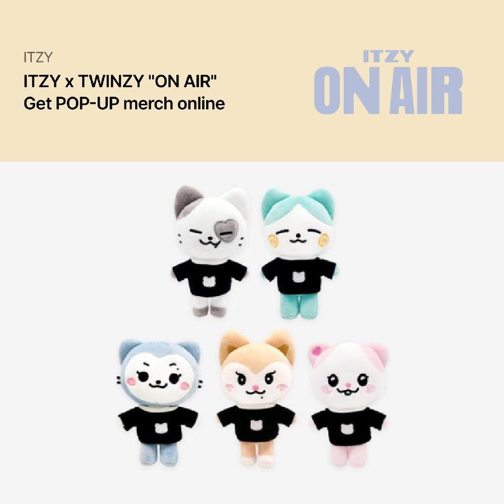 Pre-order ITZY ON AIR Get POP-UP TWINZY Plush Mini Ver.