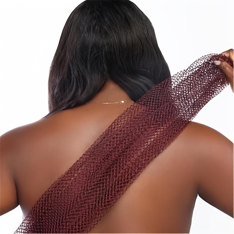 1pc Nylon Bath Scrubber, Deep Cleansing Exfoliating Towel for Sauna & Shower, Durable Personal Care Bath Tool