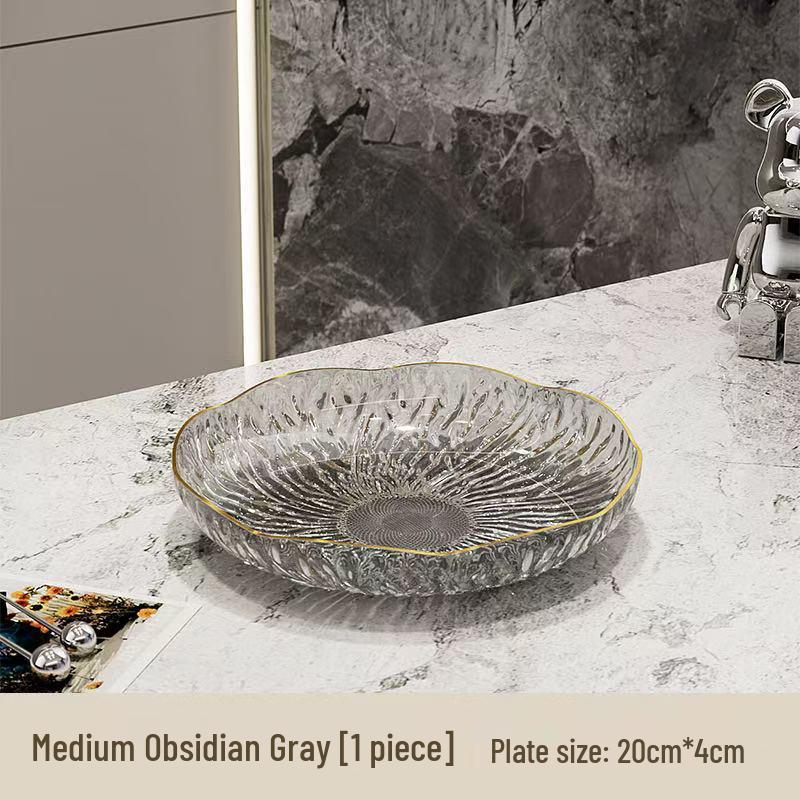 Elegante Mesa de Centro Prato para Exibir Frutas e Lanches