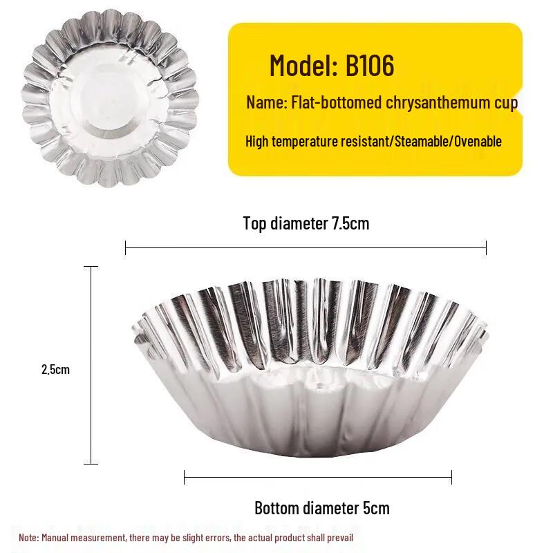 Zhaoran Disposable Aluminum Foil Chrysanthemum Cups