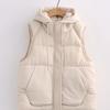 Fat MM Thick Down Cotton-padded Jacket Vest Women Fall/winter Joker Collar Vest.