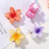 4pcs Egg Flower Grab Clip Female Summer Back of the Head Half Tie Hair Clip Large Shark Clip Hair Card Headdresse Gift