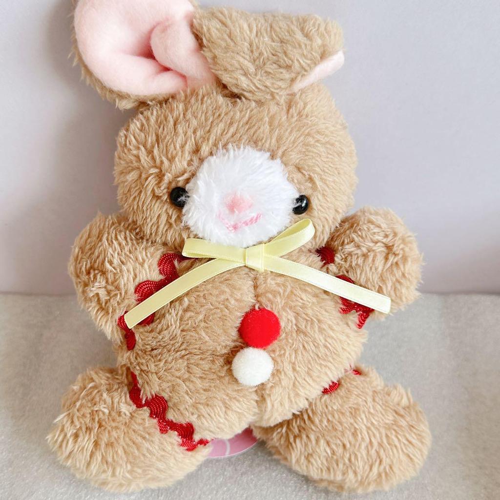 [USED] chirorumade Artist Felt Rabbit Plush Toy Teddy Bear Handmade