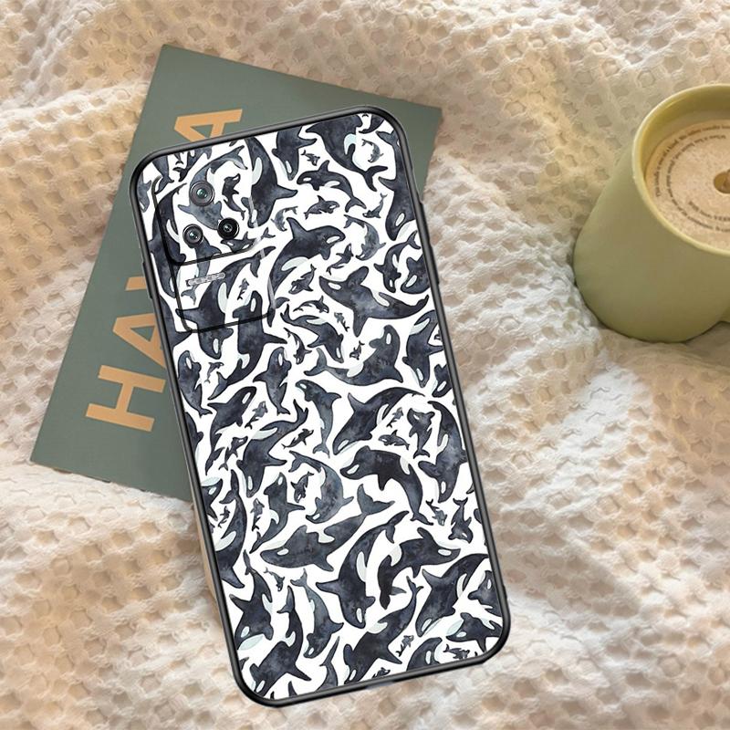 Orcas Killer Whales Case For Xiaomi 13 14 15 Ultra 11T 12T 13T 14T Pro POCO X7 Pro X3 X5 F5 F6 M6 X6 Pro Cover