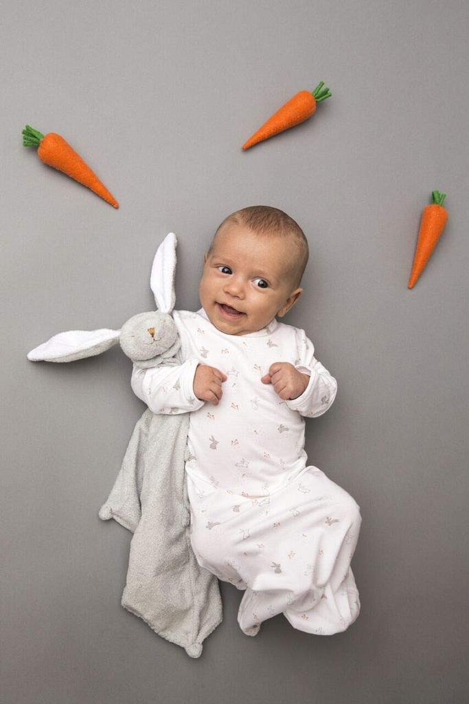 Kuscheltier Angeldear Tier Hase Graues Kaninchen Handtuch Babyparty Geschenk Mini Decke Plüsch Erstes Spielzeug Baby Neugeboren Offizielles Japanisches Produkt Inklusive Mulltuch