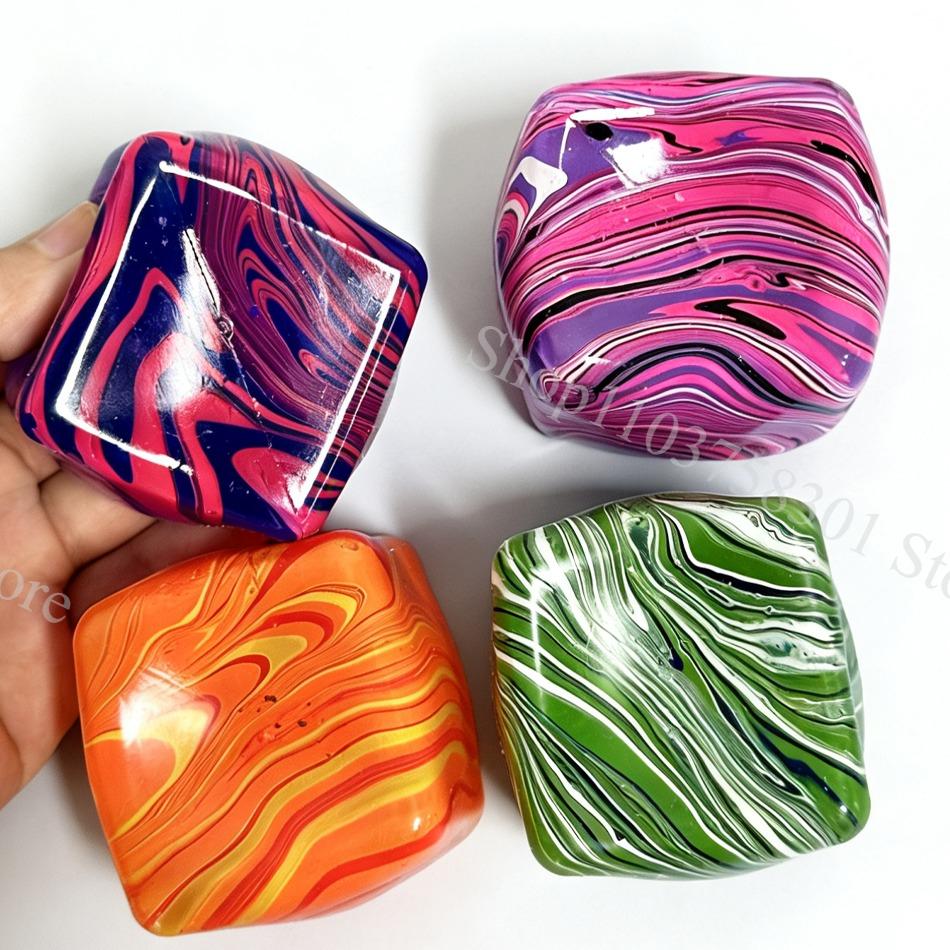 Slow Rebound Nee Doh Stress Cube Ice Cube Malt Sugar Squishy Fidget Toy For Anxiety & Stress Relief