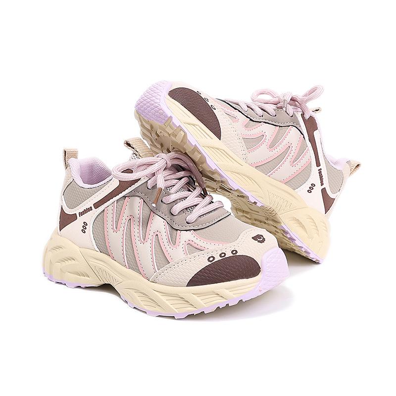 2026 Lightweight Kids' Running Shoes - Soft Sole, Double Mesh, Unisex for Boys and Girls, Spring/Autumn Sports Sneakers