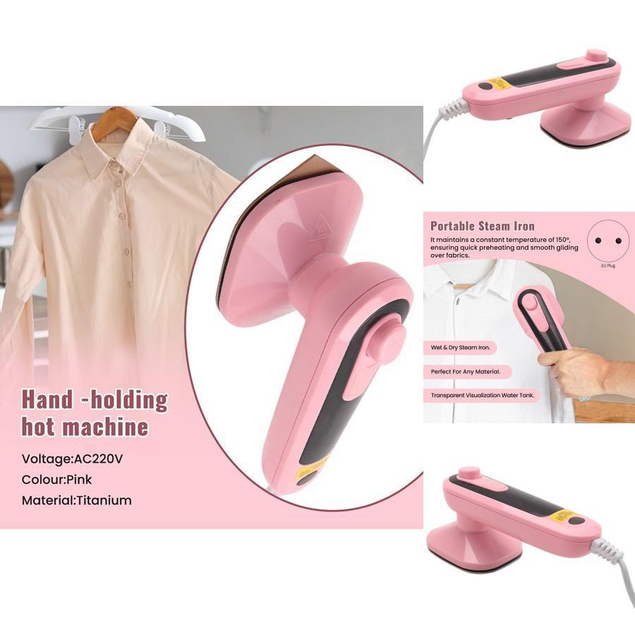 Handheld Garment Steamer With Titanium Plate For Home Use And Wrinkle Removal