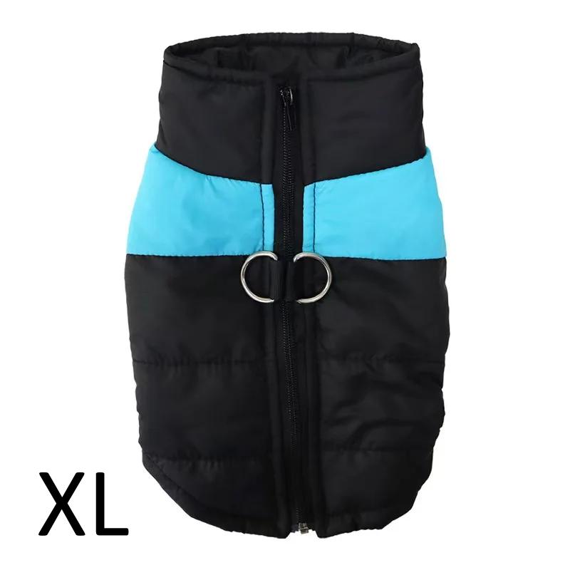 Waterproof Warm Dog Clothes Pet Coat Winter Vest Padded Zipper Jacket Dog Clothing for Small Medium Big Dogs Outfit