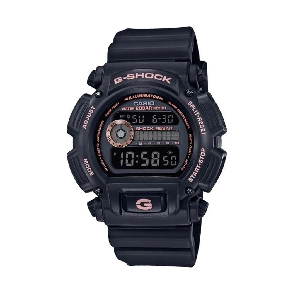 LNW Unisex Black Waterproof Watch_ DW-9052GBX-1A4DR