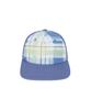 Sseonleobeutueo Plaid Trucker Cap Blue