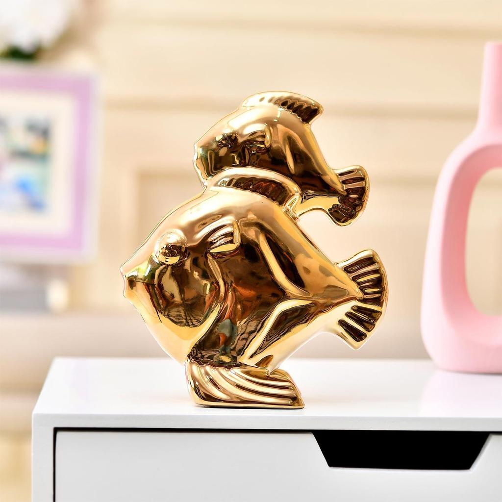 Twin Fish of Abundance & Luck | A Powerful Emblem of Prosperity & Balance | Perfect for Attracting Good Fortune – Pack of 1