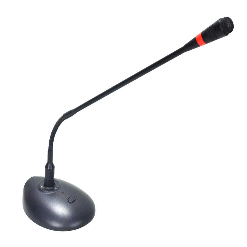 Wired Gooseneck 48V Phantom Condenser Desktop Microphone for Speech