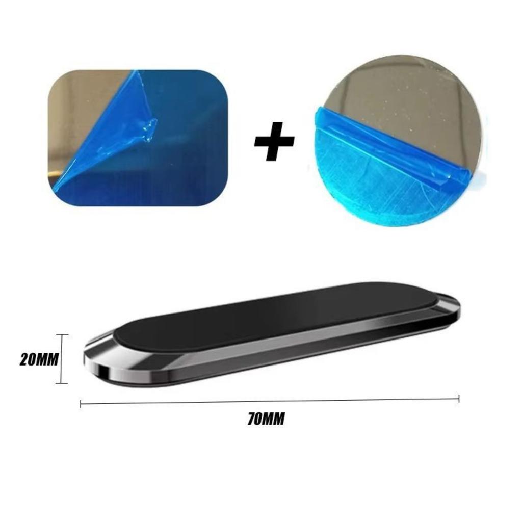 Magnetische Handyhalterung für das Auto, Multifunktionaler Legierungs-Drehhalter für die Mittelkonsole