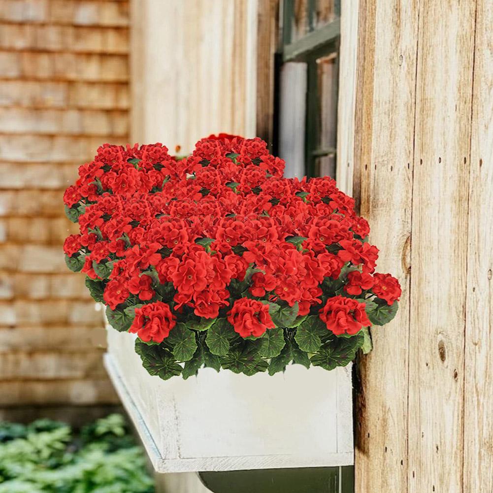 Begonia Flower Artificial Plants Wedding Background Wall Decor Artificial Flower Begonia Silk Flowers Patio Lawn Garden Decor