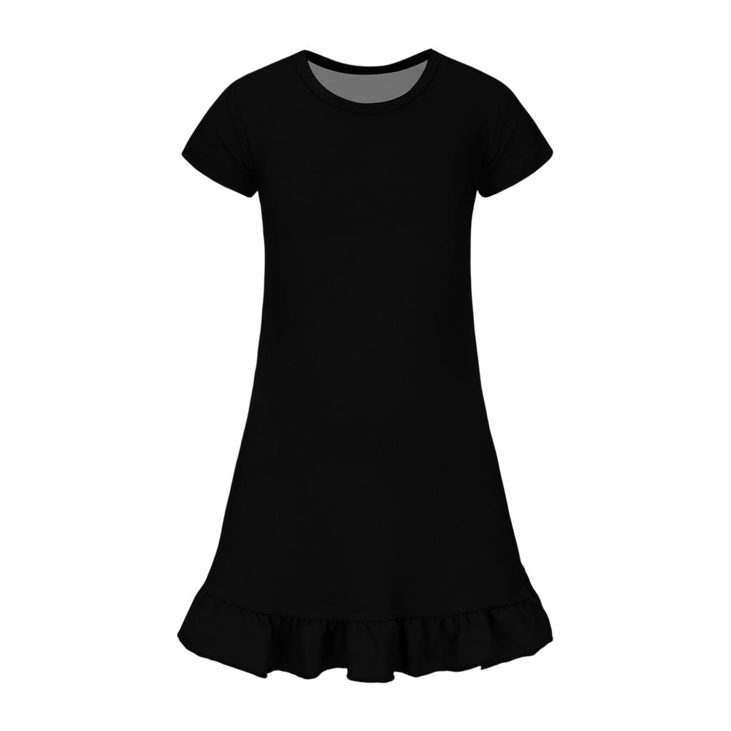 Girls' Pocket Dress - Short Sleeve Loungewear