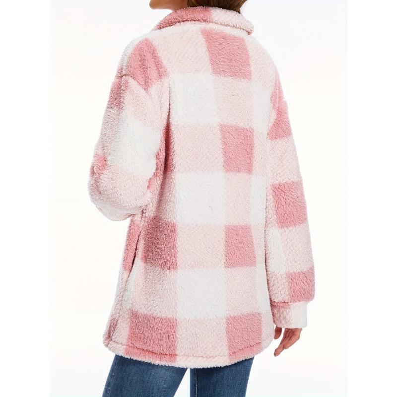 Elegant Directional Fluffy Winter Jacket