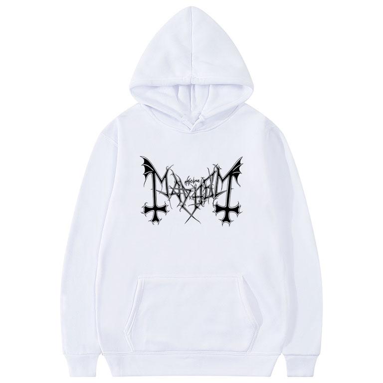 Mayhem Deathcrush Hoodie Music Rock Band Print Streetwear Unisex Women Hip Hop Fashion Sweatshirts Oversized Hoodie Male Tracksuits