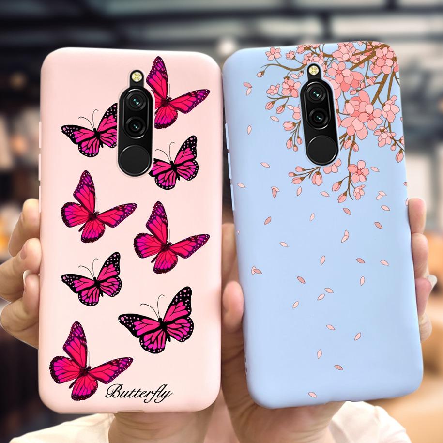 Popular Lavender Case For Xiaomi Redmi 8 Cover 2021 Soft Slim Silicone TPU Phone Case Funda For Xiomi Redmi 8 Coque Redmi8 Cover
