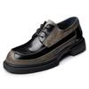 Lässige Herrenschuhe Weiche Sohle Einzelschuhe Herren Britische Retro Herren Business Leder Schnürschuhe Herren