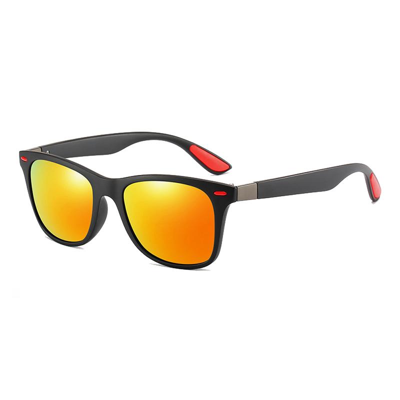 Sports Polarized Sunglasses Men Women Classic Square Plastic Driving Sun Glasses Male Fashion Black Outdoor Shades UV400
