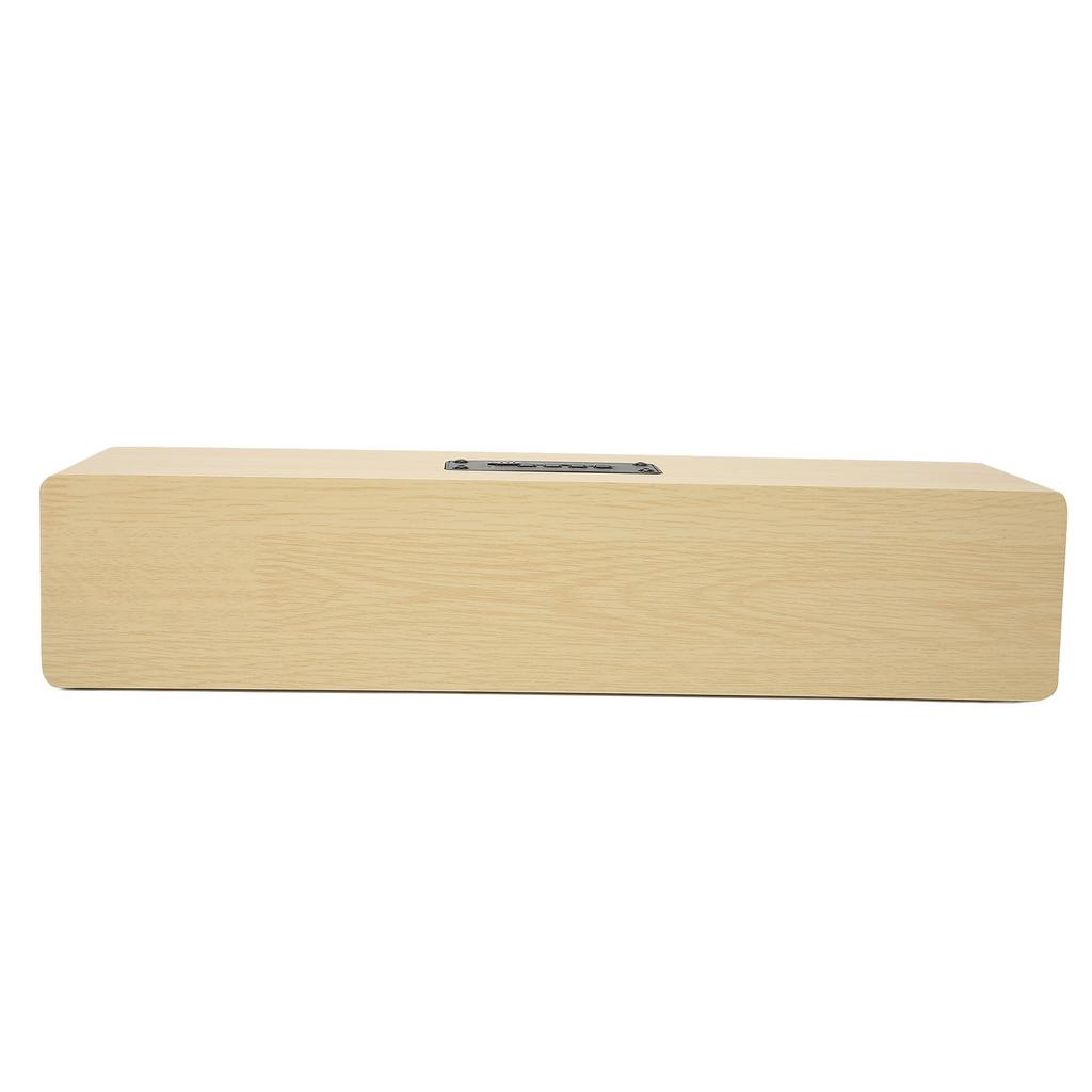 Wooden   Speaker Stereo Hands   Calling Heavy Bass Desktop Wireless Speaker for Cellphone Computer