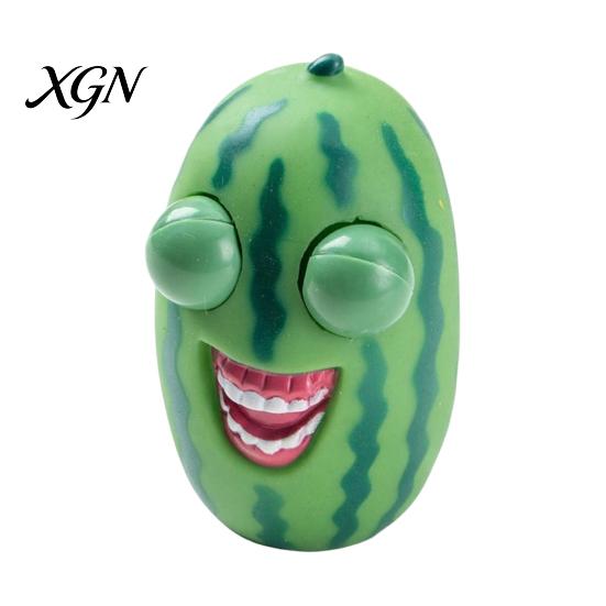 Eye Popping Watermelon Toy 1/2/3Pcs Squeeze Anxiety Stress Relief Pinch Classroom Fidget Sensory Soft Ball Cartoon