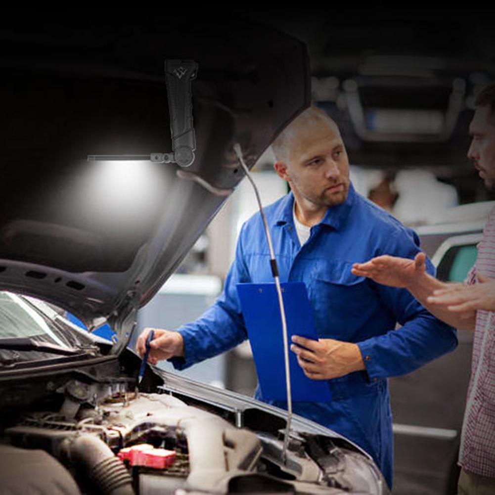 New Portable 500LM COB LED Flashlight Type C Charging Work Light 3 Modes Magnetic Lantern Hanging Lamp Camping Torch Flash Light