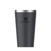 STANLEY Stacking Vacuum Pint, 0.47L Stainless Steel, Tumbler, 470ml Cup, Insulated Water Bottle, Outdoor Use, 10-02282, Black 2.0