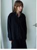 Spring Casual Lapel Modal Shirt with Lace-up for Women - Cloud-like, Solid Color