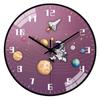 8-inch 20cm Cartoon Astronaut Clock Children's Room Wall Clock Home Bedroom Mute Creative Clock